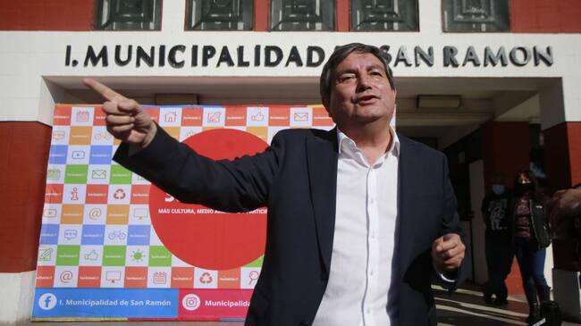Miguel Angel Aguilera, Alcalde de San Ramón