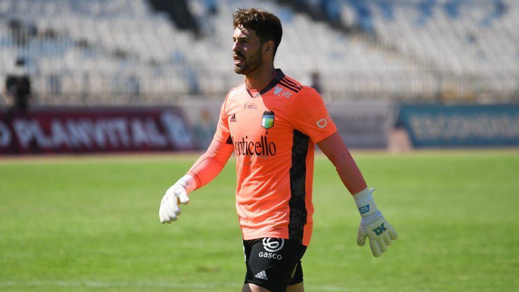 10 DE FEBRERO 2021 / ANTOFAGASTA Portero de Ohiggins Agustin Batalla, durante el partido valido por la Trigésima Segunda fecha del Campeonato Nacional AFP Plan Vital 2020, entre Deportes Antofagasta vs O'Higgins, disputado en el Estadio Calvo &amp; Bascuñan
FOTO CAMILO ALFARO / AGENCIAUNO