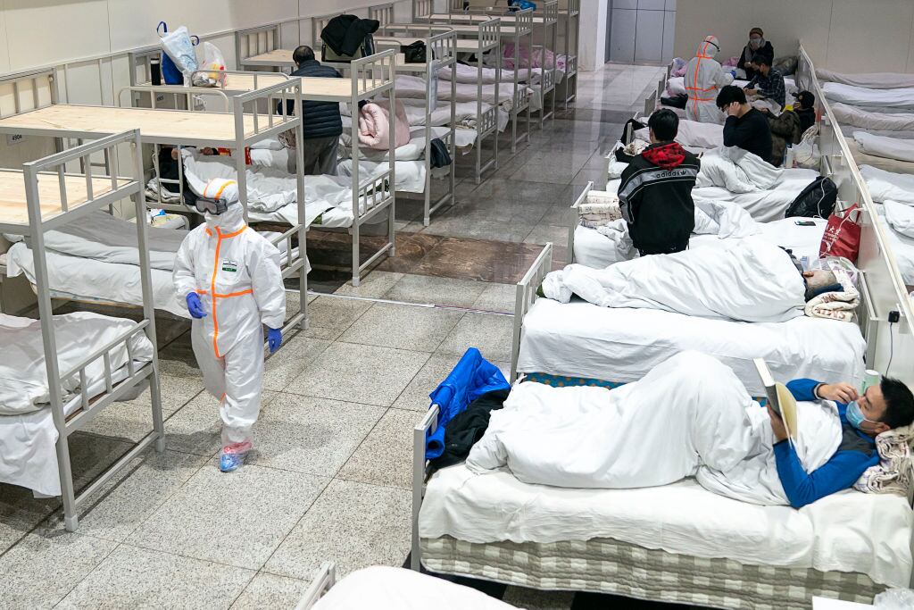 Hospital sobre el coronavirus de Wuhan