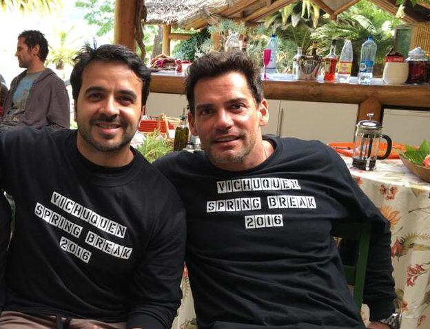 Luis Fonsi y Cristián de la Fuente