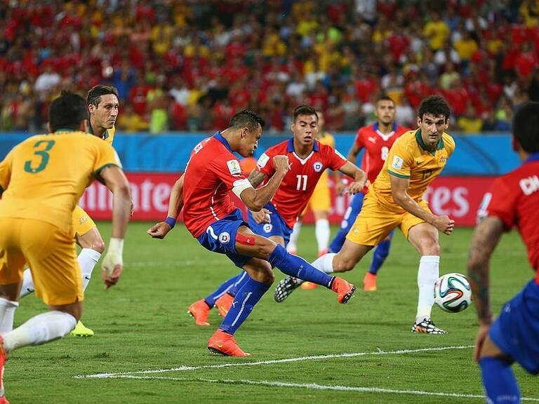 El día en el que Chile ganó en el estadio Arena Pantanal de Cuiabá, sede del partido con Bolivia