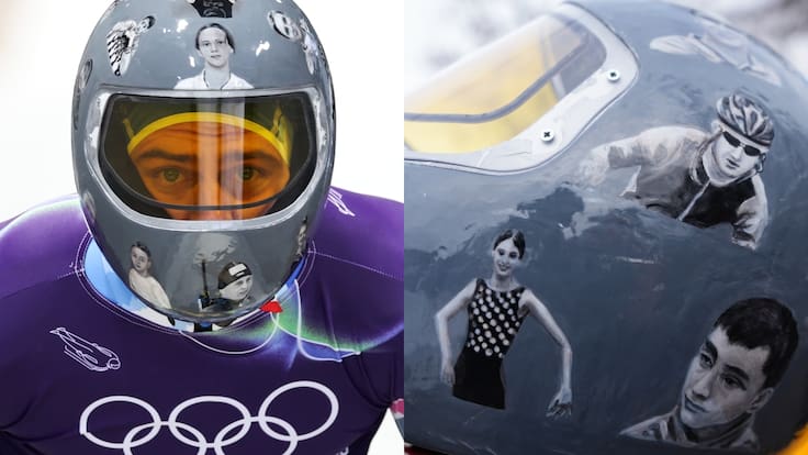 Atleta ucraniano es descalificado de los JJOO de Invierno por llevar casco en honor a las víctimas de la guerra