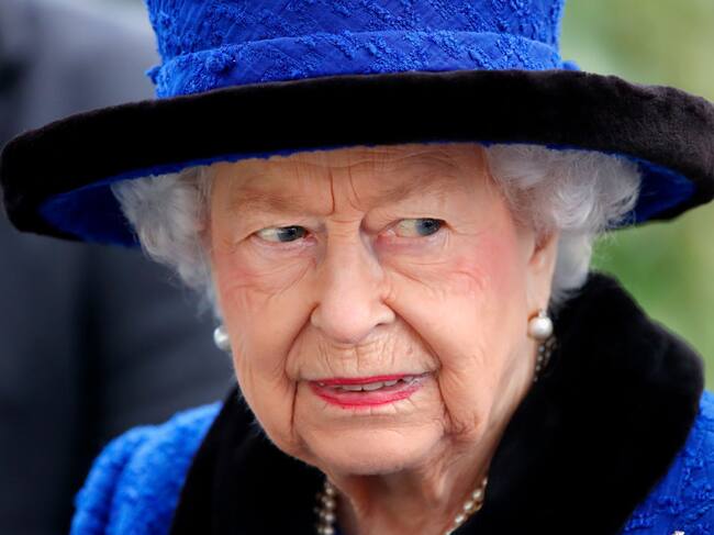 La reina del Reino Unido Isabel II asistiendo a un evento a inicios de octubre