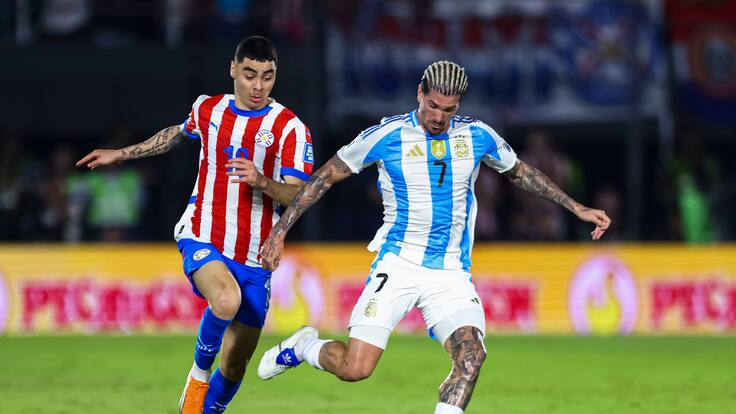 El polémico gesto de Rodrigo De Paul en derrota de Argentina ante Paraguay: ninguneó a la selección rival