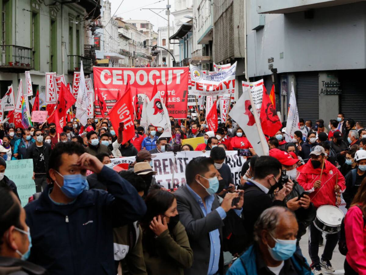 Masivas protestas contra el gobierno de Guillermo Lasso en diversas ciudad de Ecuador