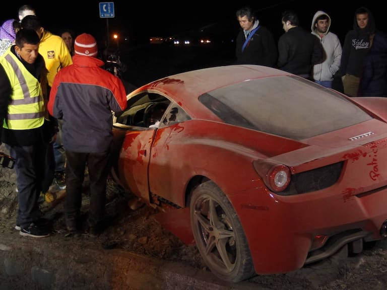 Así quedó el Ferrari de Arturo Vidal a solo días de debutar en la Copa América 2015