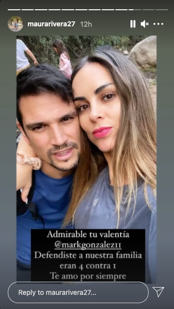 Maura Rivera a Mark González