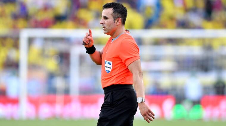 Piero Maza es cuestionado por su arbitraje en el empate de Colombia ante Uruguay