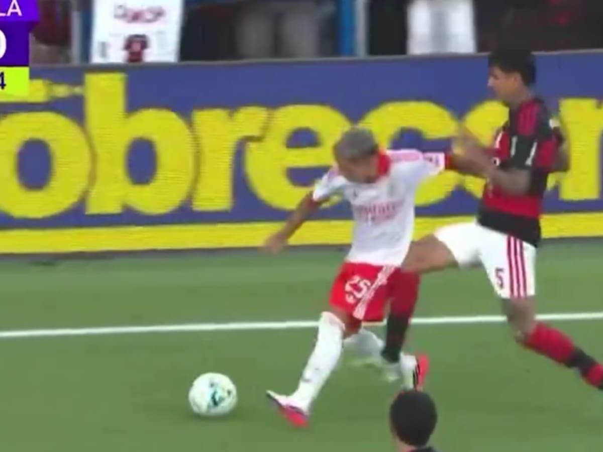 Erick Pulgar le entró con todo a polémico jugador argentino y así reaccionaron los hinchas de Flamengo: es furor en redes