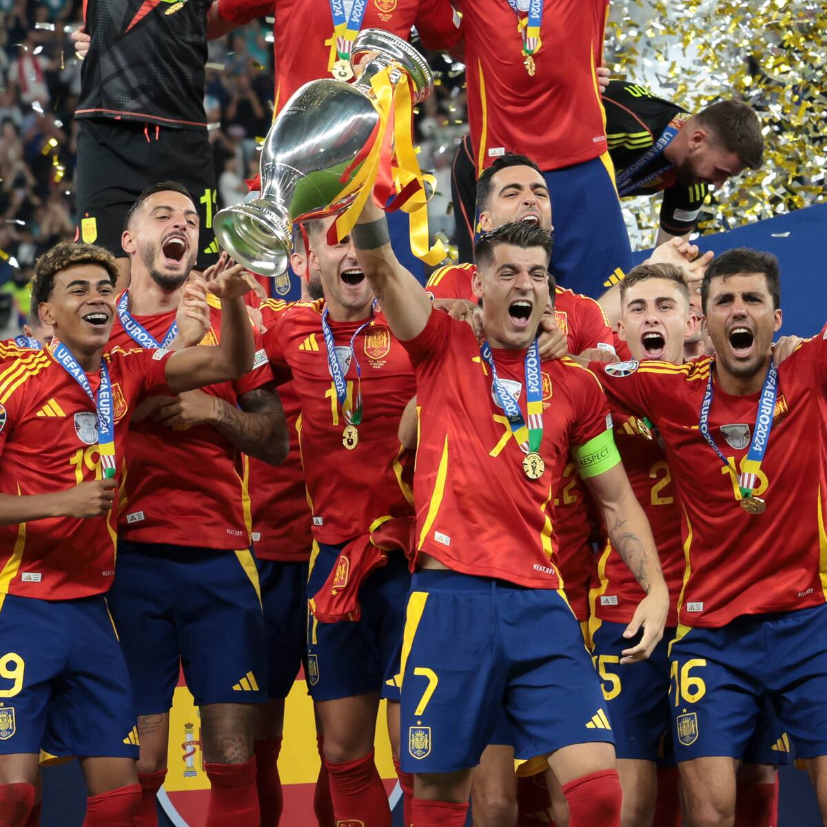 UEFA sanciona a dos figuras de España por cánticos en la celebración del título de la Eurocopa 2024