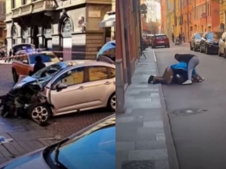 Sujeto atropella a decenas de personas en Italia y deja ocho heridos antes de ser capturado