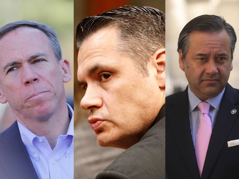 Caso Pío Nono: carabinero (r) Claudio Crespo junto a diputados republicanos y de la UDI acompañan a excabo Sebastián Zamora durante juicio