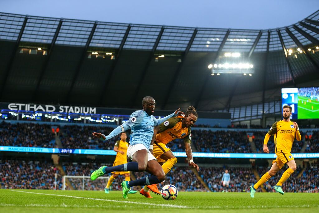 El último partido de Yaya Touré en Manchester City