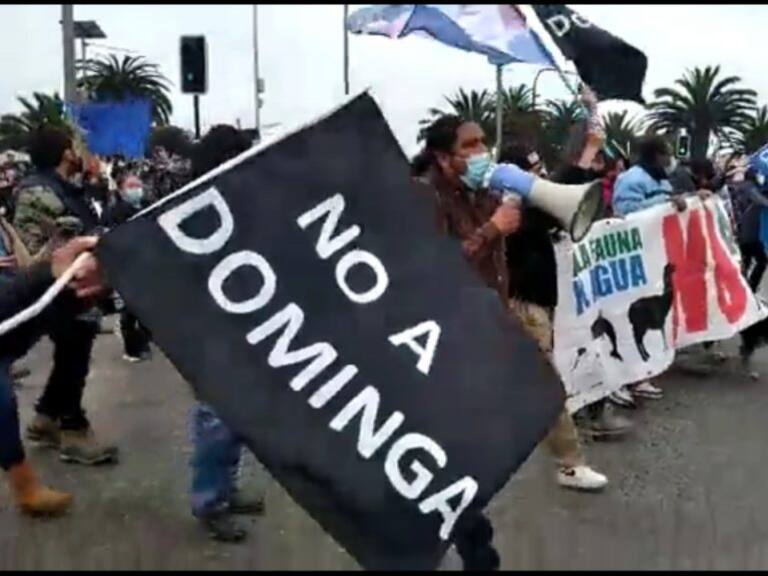 Manifestaciones se registran en distintos puntos de la Región de Coquimbo tras aprobación del proyecto minero Dominga