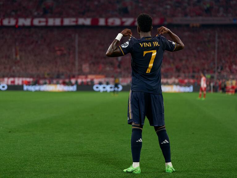 Vinicius Jr fue el gran protagonista de la noche en Múnich por la Champions | Getty Images