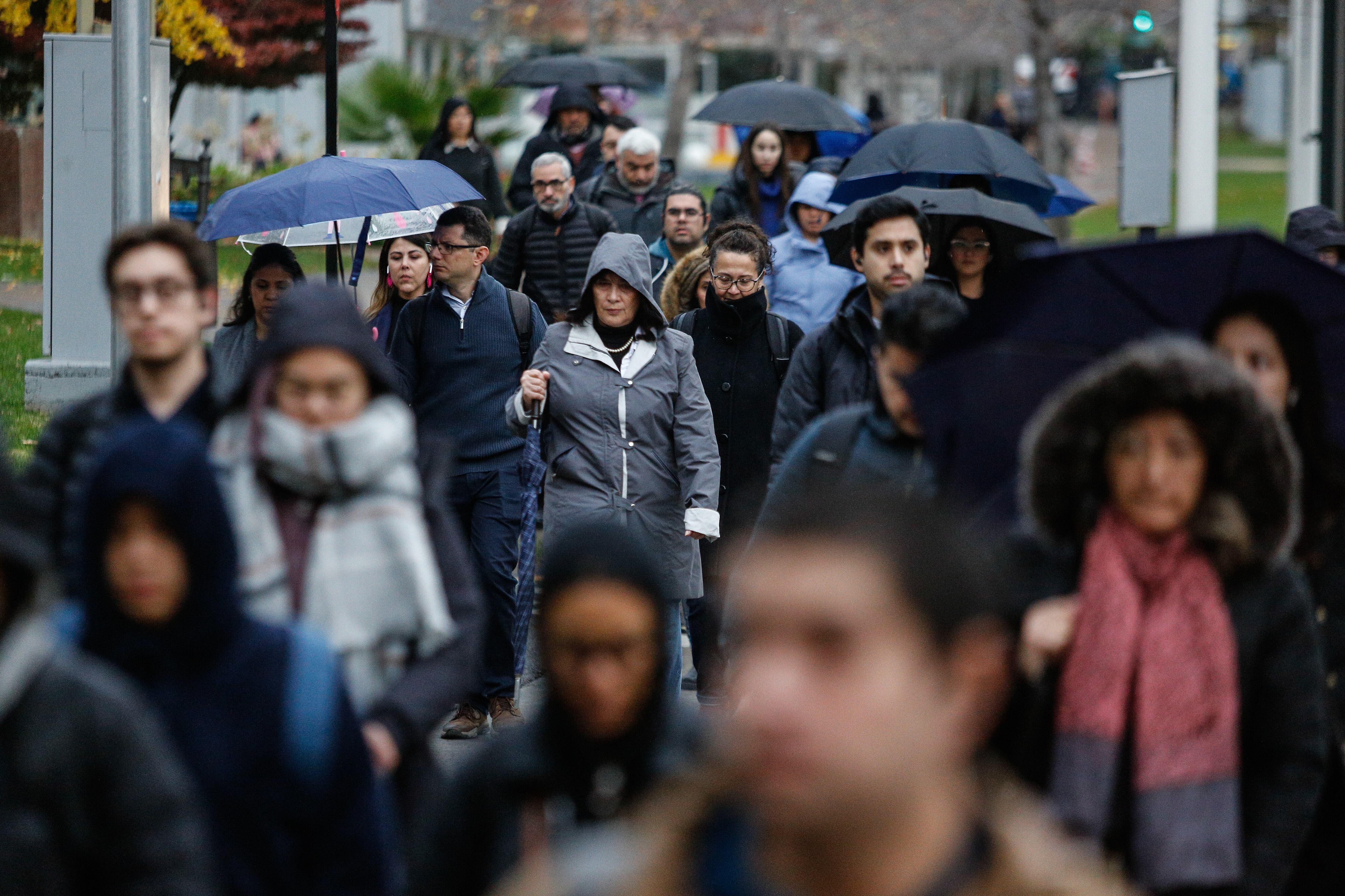 26 DE MAYO DE 2025 / SANTIAGODébil lluvia durante la mañana de este lunes 26 de Mayo en la Capital, sector Rosario Norte en Las Condes
FOTO: DIEGO MARTIN / AGENCIAUNO