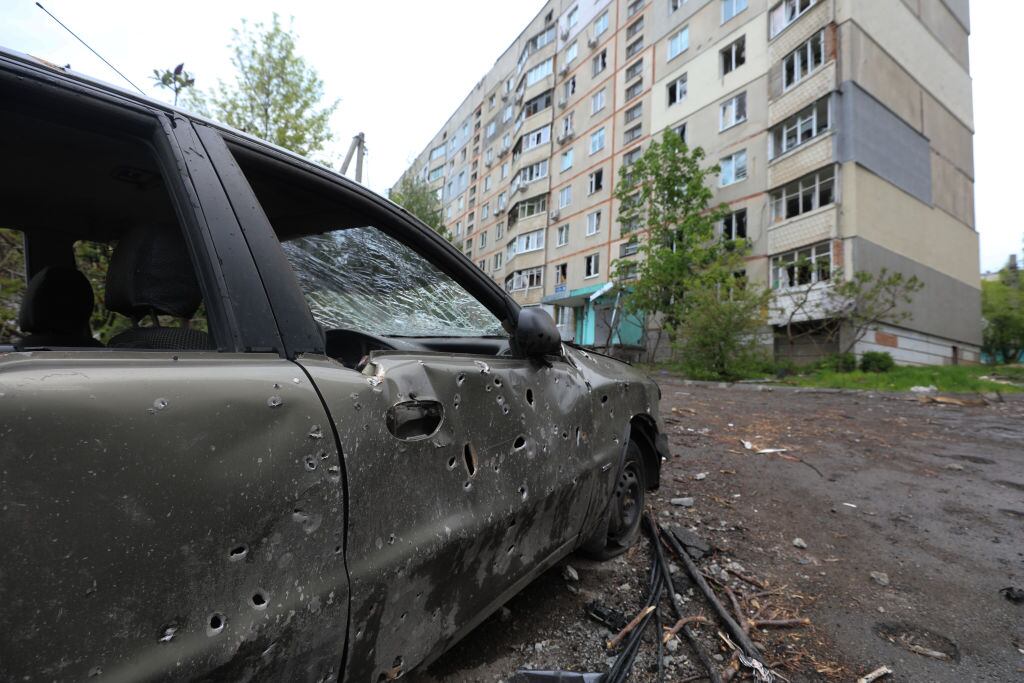 La destrucción que deja la guerra en la ciudad ucraniana de Járkov