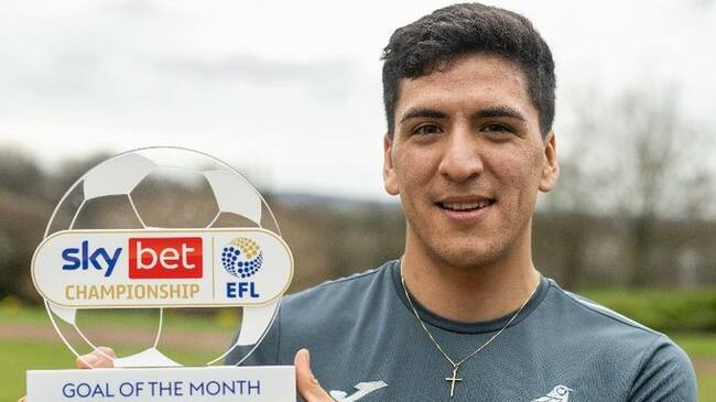 Merecido: Marcelino Núñez gana el premio "gol del mes" en Inglaterra por su espectacular obra ante Birmingham