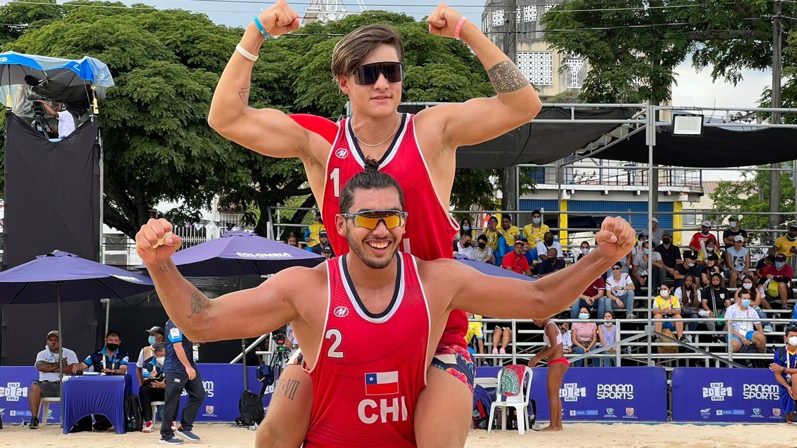 Vicente Droguett y Noé Aravena lograron el bronce en el voleibol playa de Cali: "Nos sacamos un gran peso de encima"
