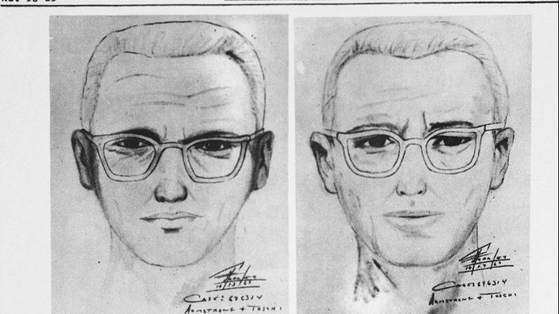 (Original Caption) San Francisco: San Francisco police circulated this composite of the Bay Area's "Zodiac" killer. At left is a drawing from witnesses to slaying of a cab driver in San Francisco. The amended drawing on the right was based on further questioning of the witnesses. The suspect is also linked with four other slaying in Napa And Vallejo, California.