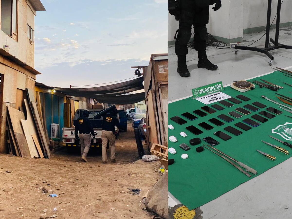 Más de 200 policías desplegados y allanamientos en casas y cárceles: qué se sabe del mega operativo policial realizado en Cerro Chuño de Arica