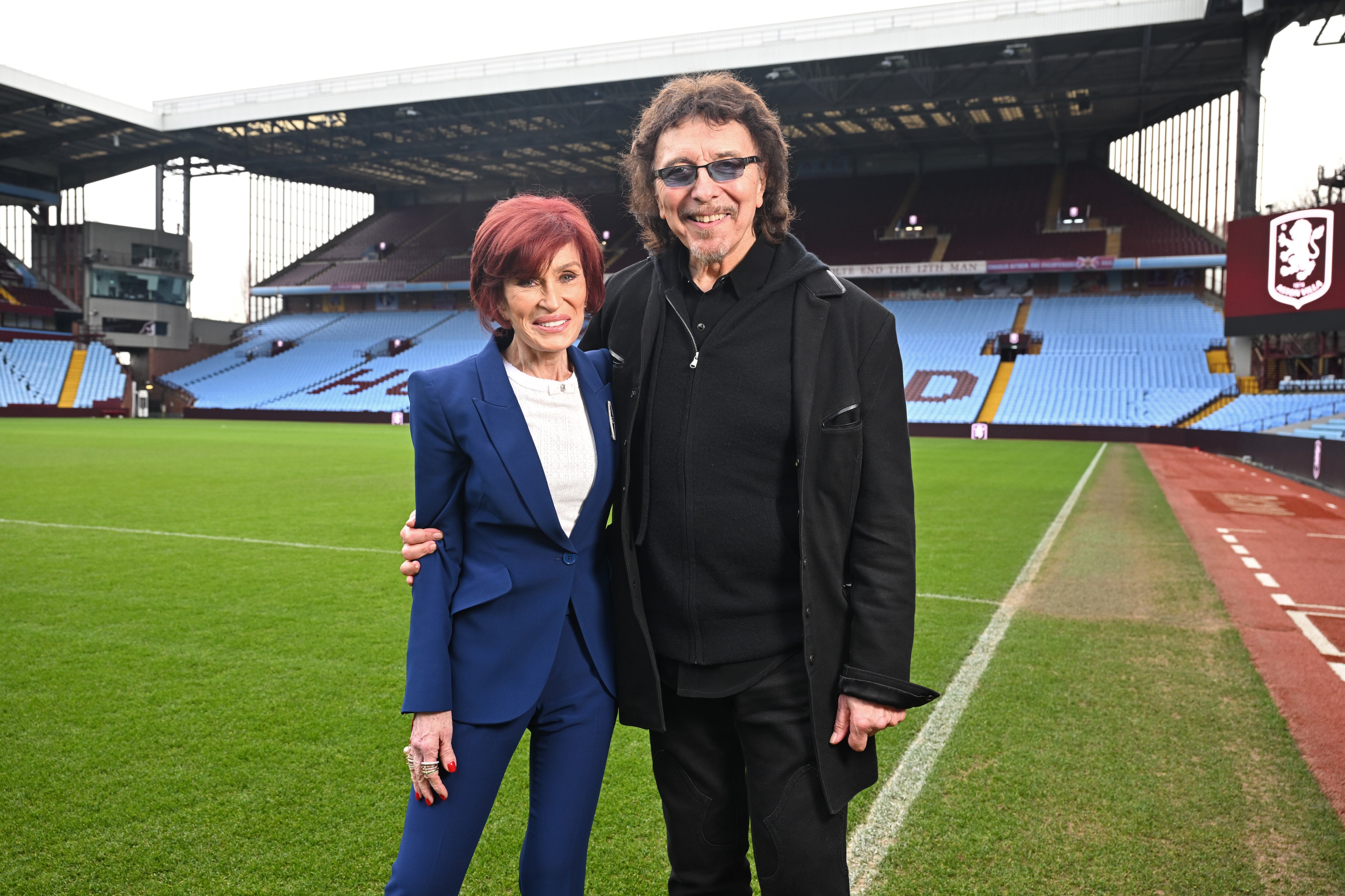 Sharon Osbourne y Tony Iommi en el anuncio del show final Black Sabbath: "Back To The Beginning" / Getty Images