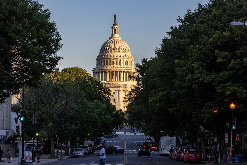 Imagen del Capitolio de Washington, la sede del congreso de EEUU
