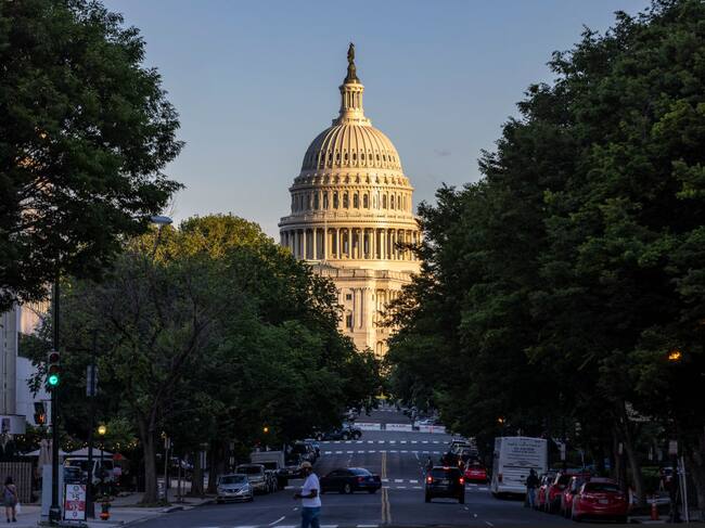 Imagen del Capitolio de Washington, la sede del congreso de EEUU