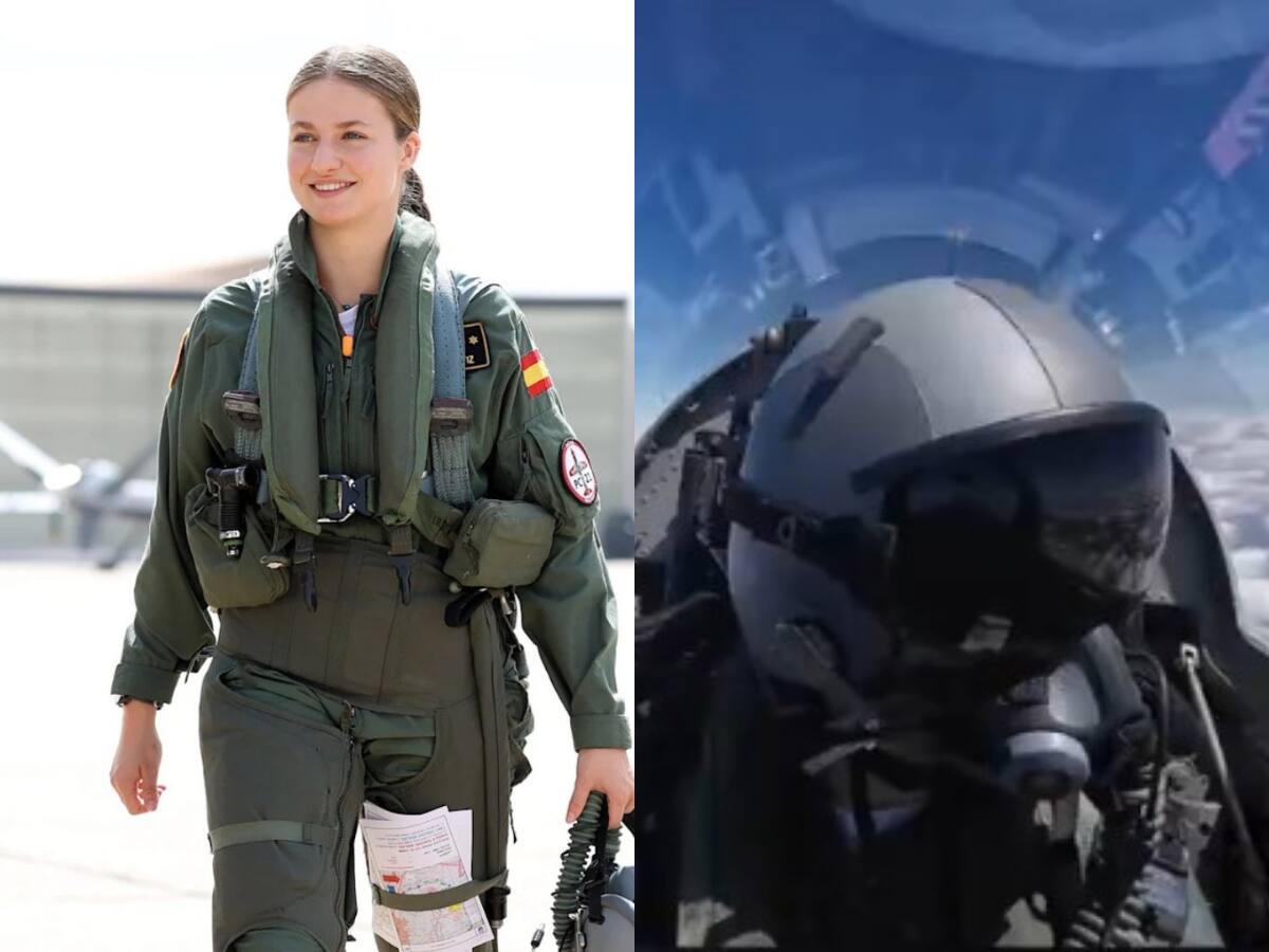 Futura reina de España sorprende al mundo piloteando un avión de combate
