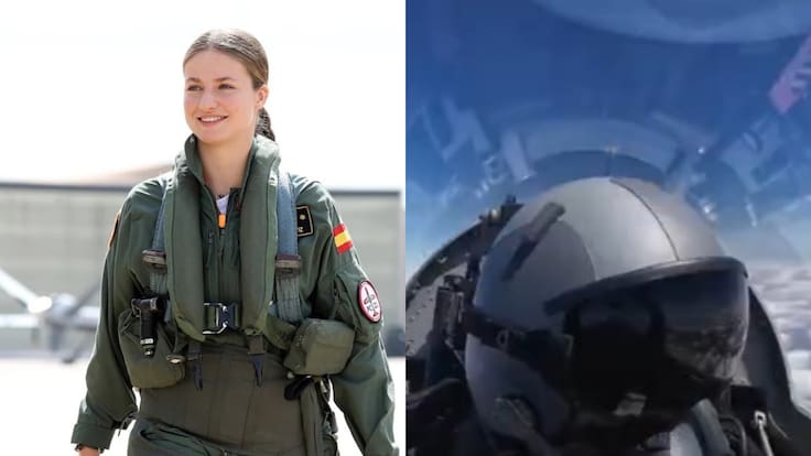 Futura reina de España sorprende al mundo piloteando un avión de combate