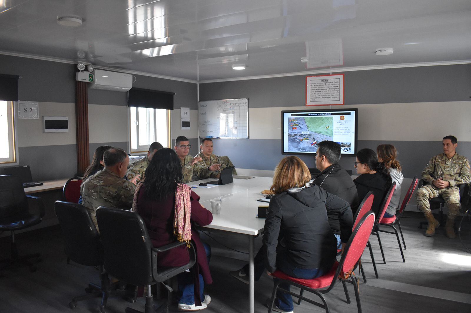Cedida | Visita en terreno en Colchane, donde se ubicará Fiscalía de Frontera