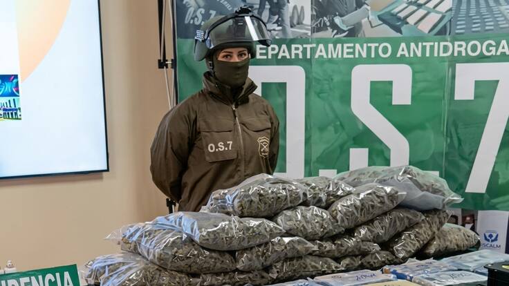 Desbaratan red narco que operaba desde Santiago