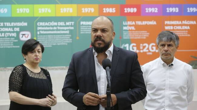 Puppy Rojas, Eduardo Vergara y Claudio Araya. / Agencia Uno.