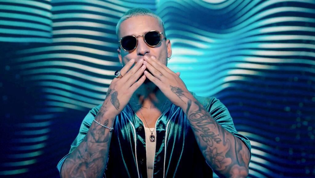 UNSPECIFIED - DECEMBER 10: In this screengrab released on December 10, Maluma speaks during the Billboard Women In Music 2020 event on December 10, 2020. (Photo by 2020 Billboard Women In Music/Getty Images for Billboard)