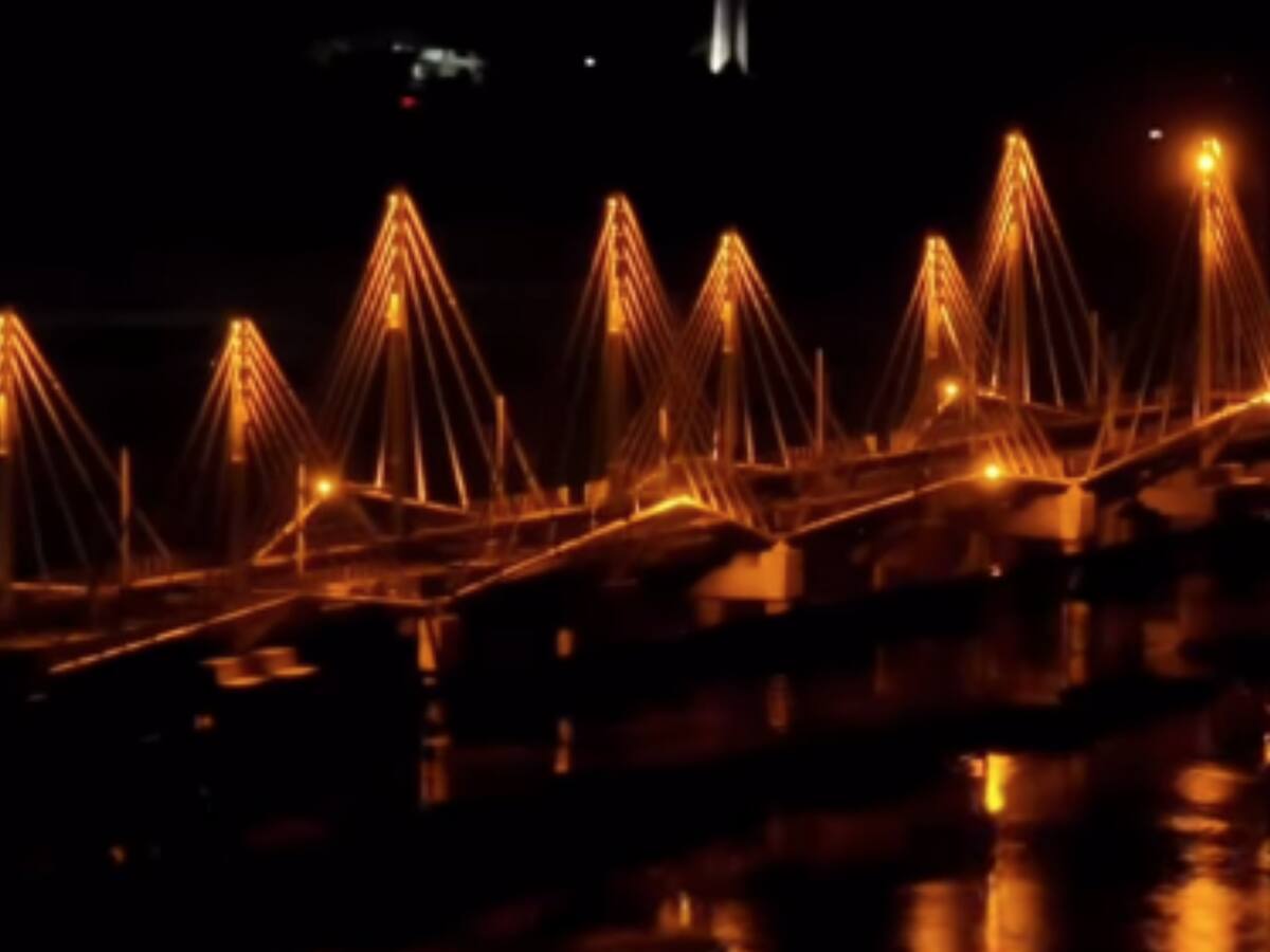 Postales de luz y acero: así se vivieron las primeras pruebas del nuevo Puente Ferroviario del Biobío