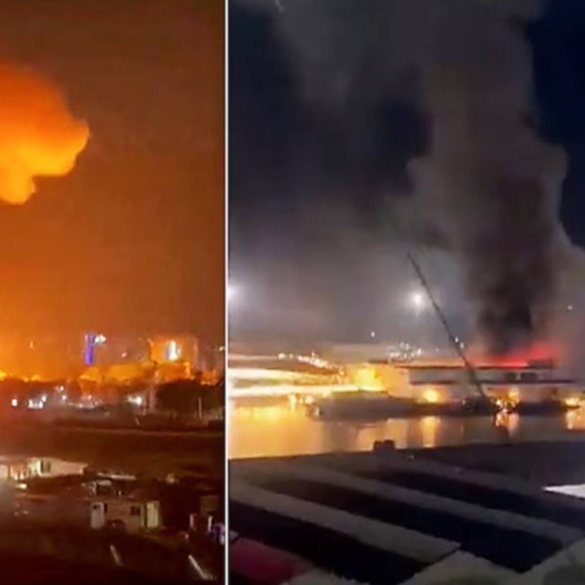 Madrugada de fuego en Venezuela: Las imágenes del ataque de Estados Unidos que terminó con la captura de Maduro