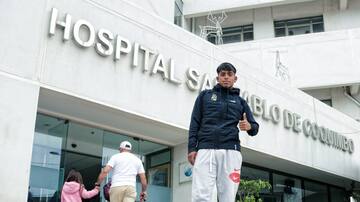 Dixon Pereira tras recibir el alta por durísimo golpe de Maximiliano Falcón: “Trataré de recuperarme lo antes posible para volver a las canchas”