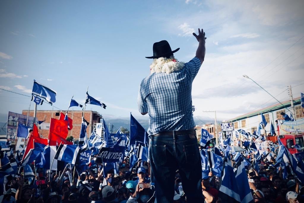 Luis Arce en Cochabamba