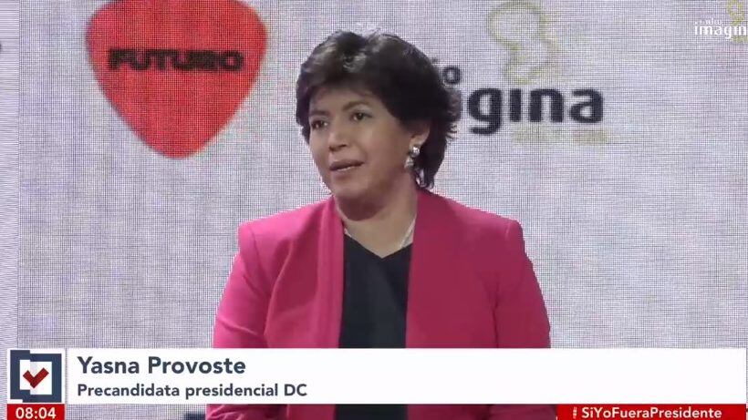 Yasna Provoste por primarias en Si yo fuera presidente