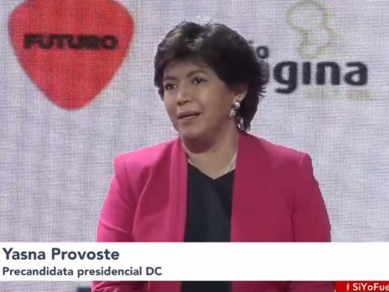 Yasna Provoste por primarias en Si yo fuera presidente
