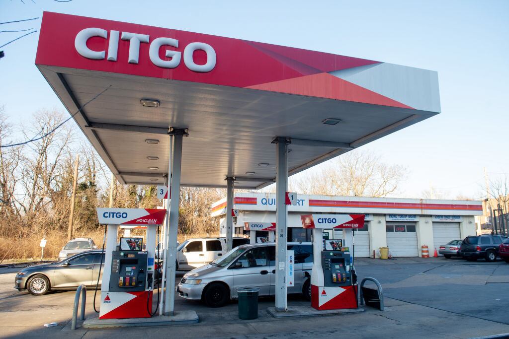 Un estación de bencina Citgo en Washington
