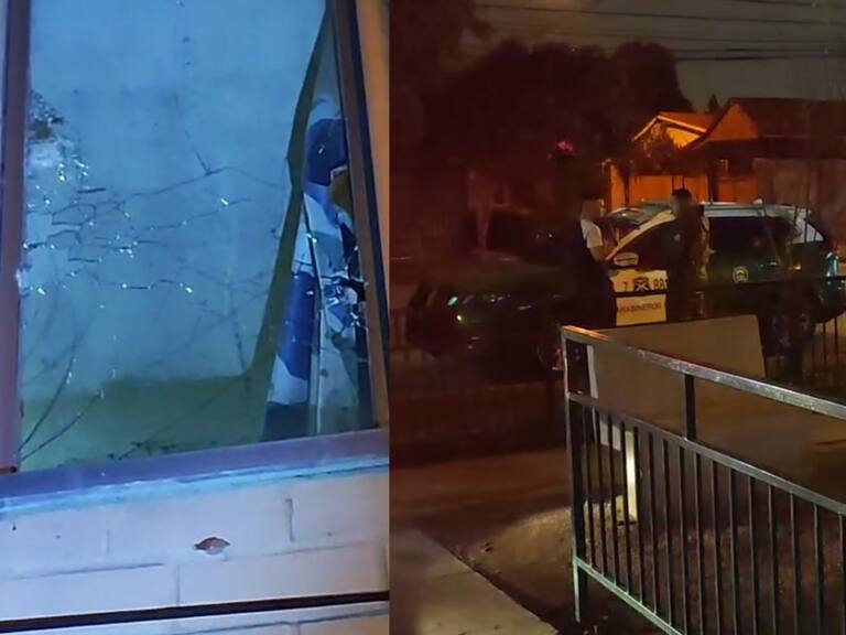 Con más de 40 disparos: grupo armado balea departamento y genera terror en Conchalí