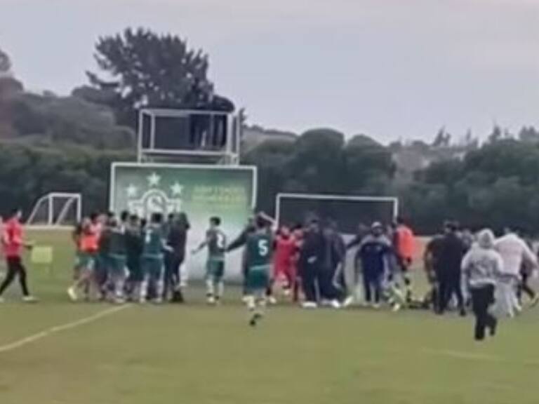 Juveniles de Santiago Wanderers y Everton se pelean tras partido de la Copa Futuro
