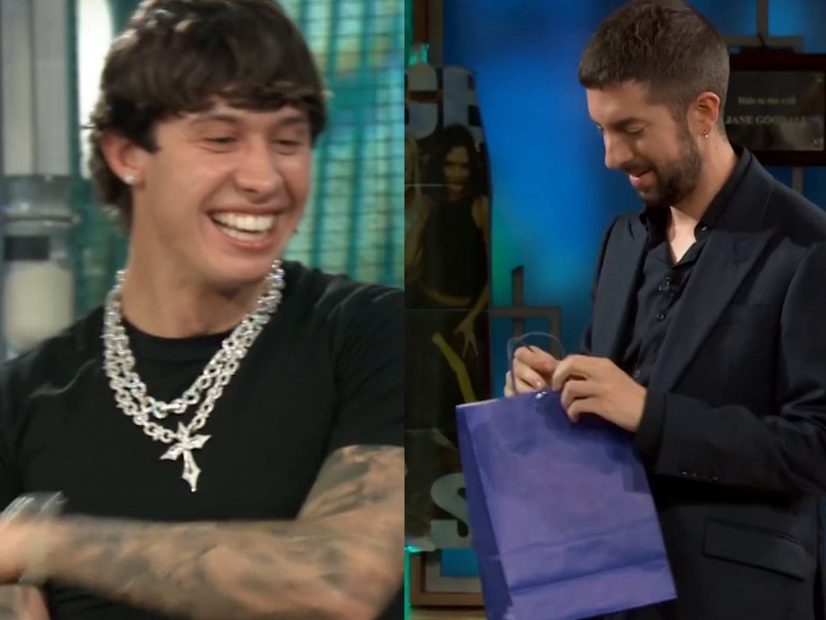 “Esto es típico de Chile...”: conocido artista nacional sorprendió en la televisión española con particular regalo
