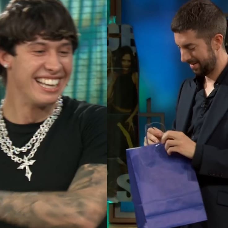 “Esto es típico de Chile...”: conocido artista nacional sorprendió en la televisión española con particular regalo