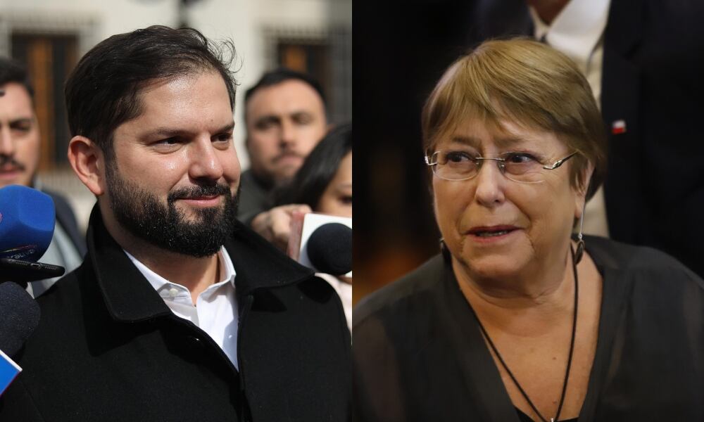 Agencia Uno | El Presidente Gabriel Boric y Michelle Bachelet