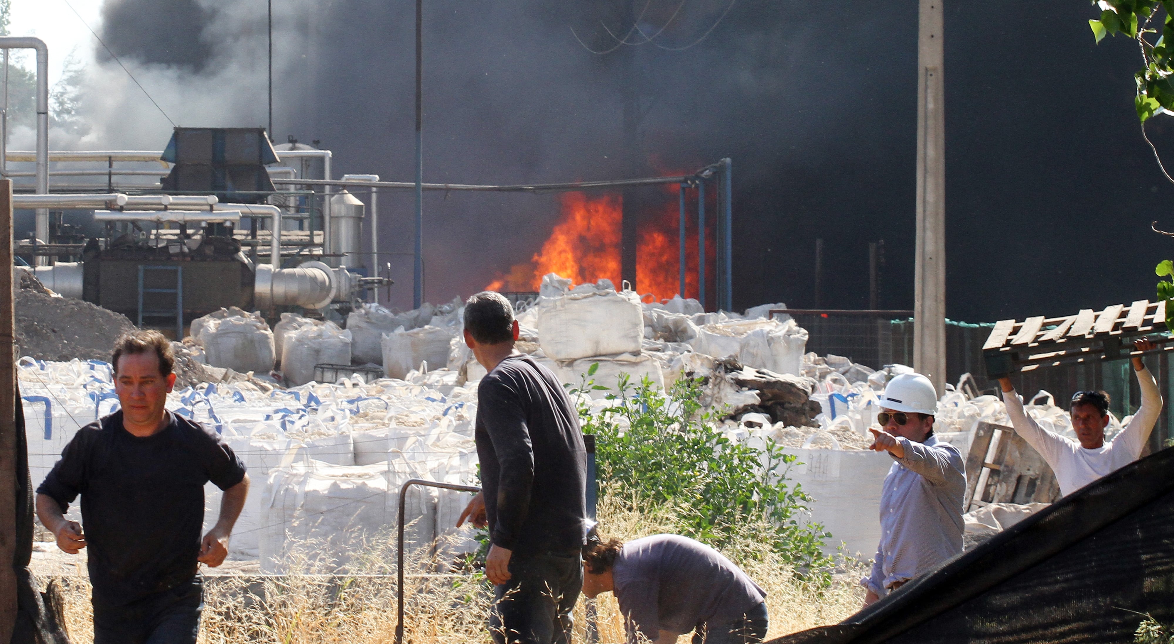 Incendio en empresa de químicos Panimex el 2014 | Agencia Uno