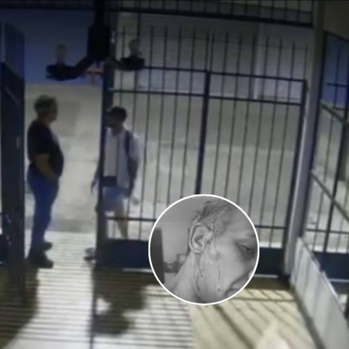 Lo golpeó con una botella: registran brutal agresión a conserje en el centro de Santiago