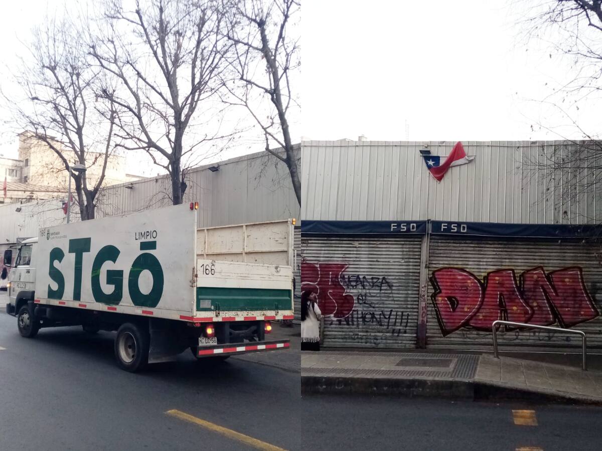 Clausuran tradicional feria en Santiago Centro: locales no tenían patentes ni permisos para operar