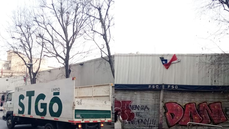 Clausuran tradicional feria en Santiago Centro: locales no tenían patentes ni permisos para operar